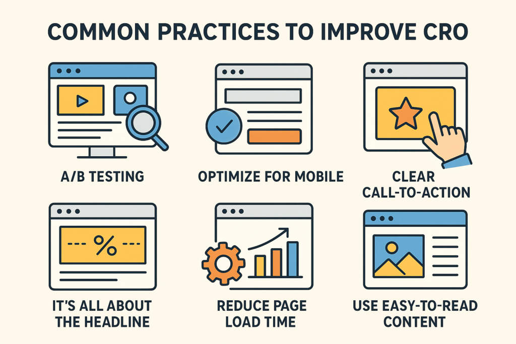 Common Practices to Improve CRO