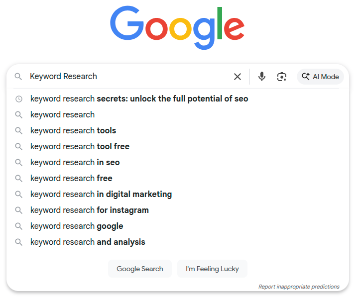 Keyword Research